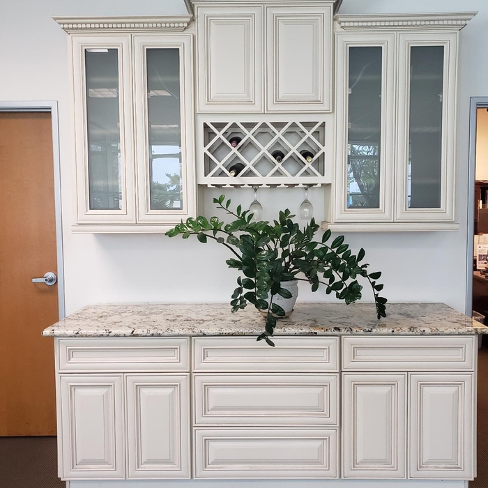 Antique white bar