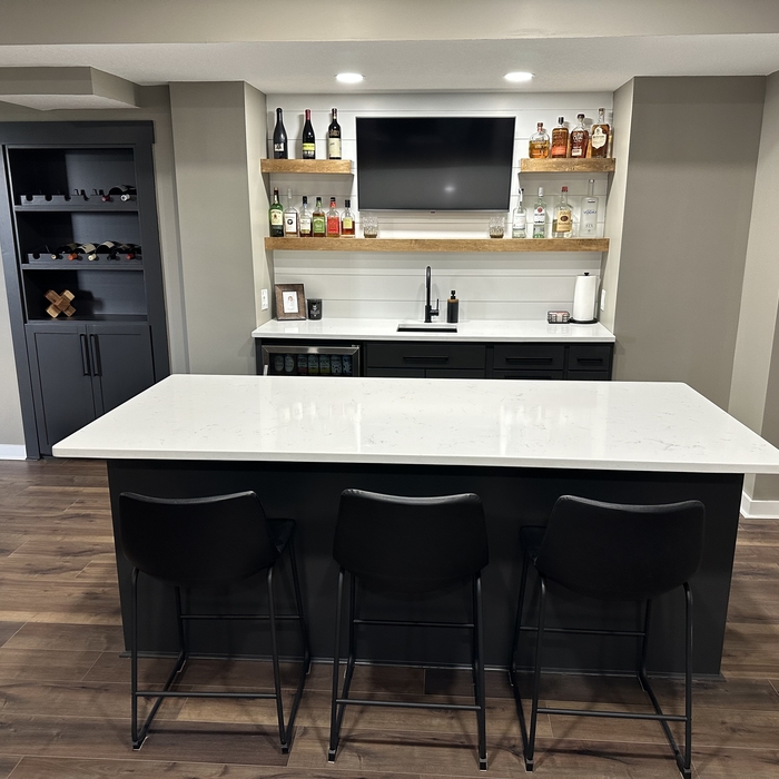 Custom Bar for Entertaining