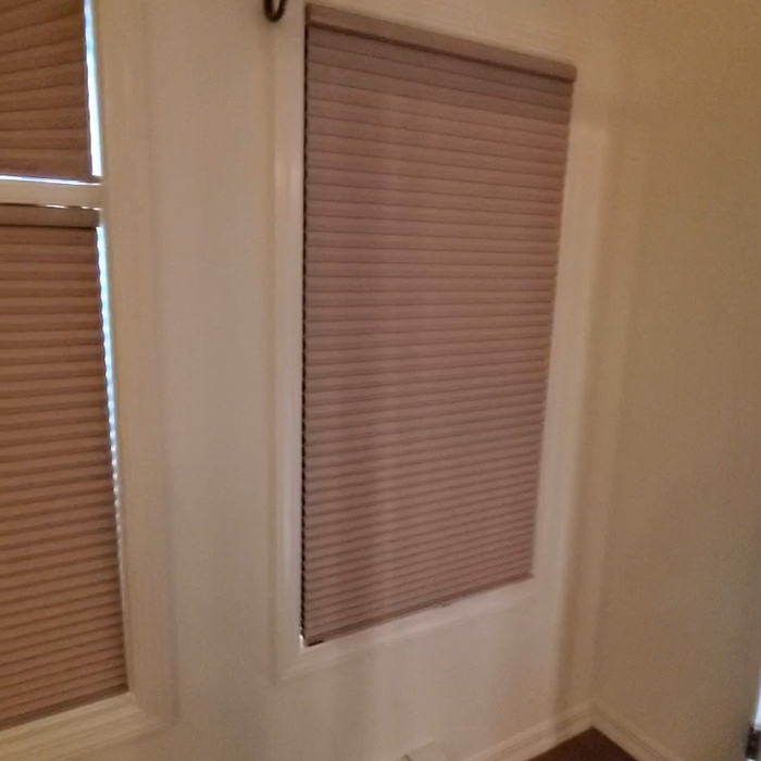 Honeycomb shades right