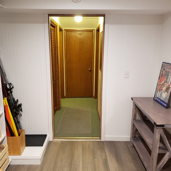 entrance to house bsmt