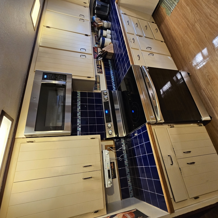Microwave and stove install