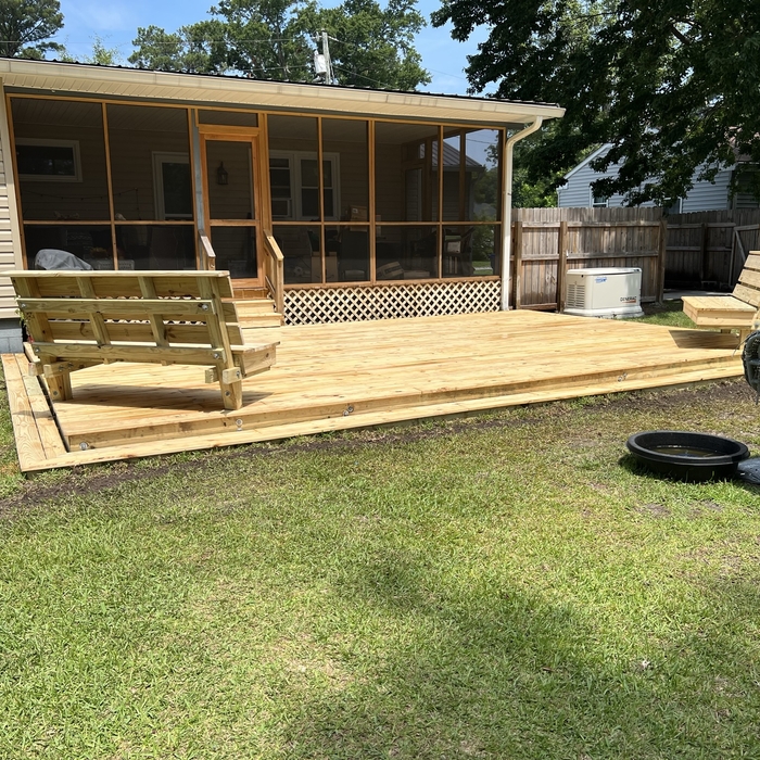 Finished deck