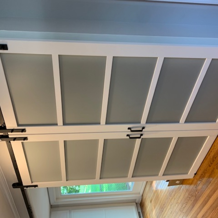 New Sliding Barn Doors - Pantry