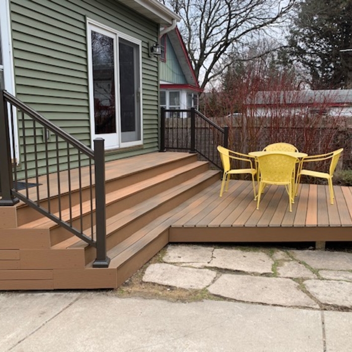 New composite deck boards