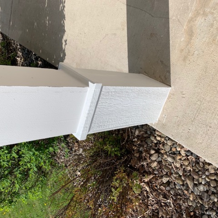 Wrapped Exterior Post