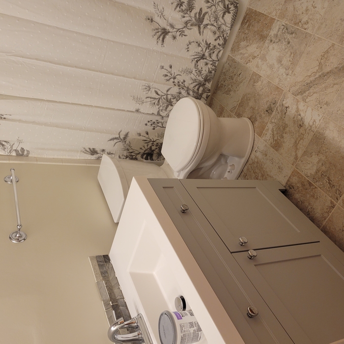 Remodeled bathroom