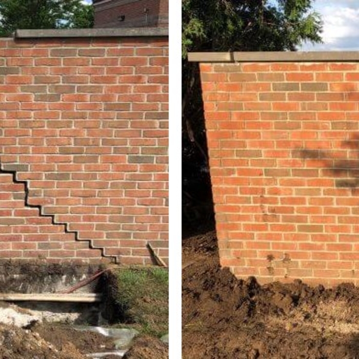 Exterior Wall Crack Repair