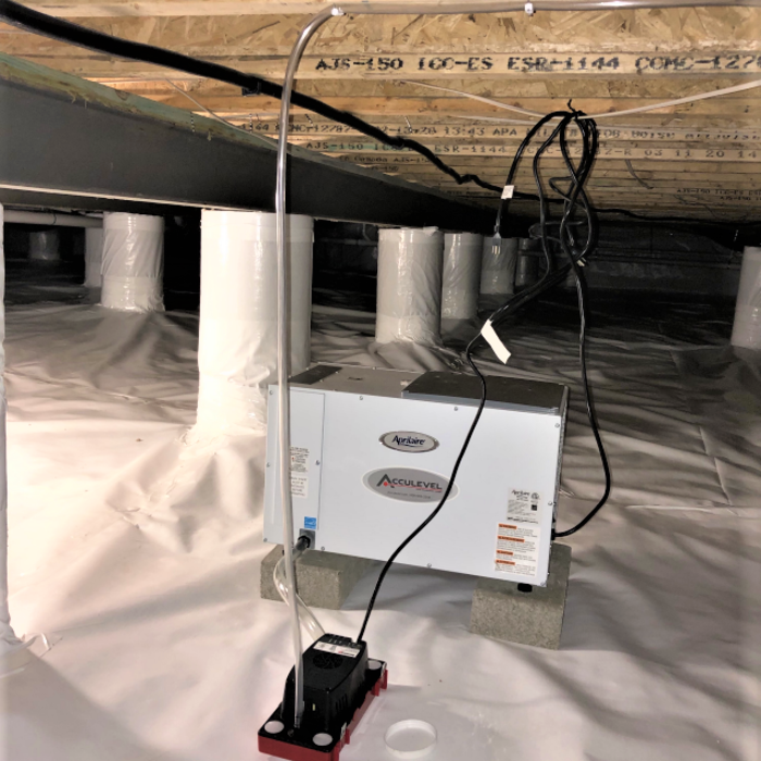 Crawl Space Encapsulation &amp; Dehumidifier
