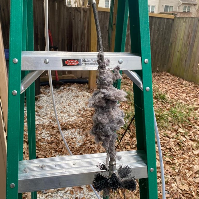 Dryer vent cleaning