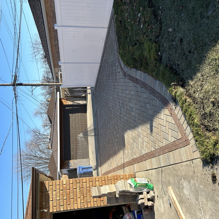 Paver driveway