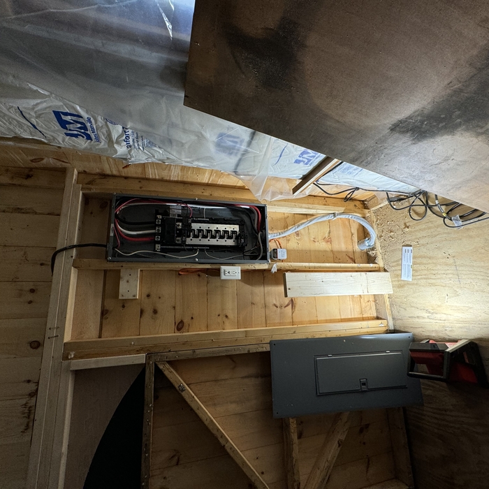 New interior shed panel