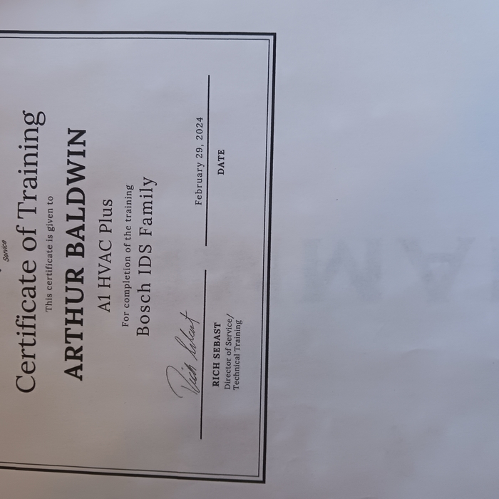 Bosch Certification