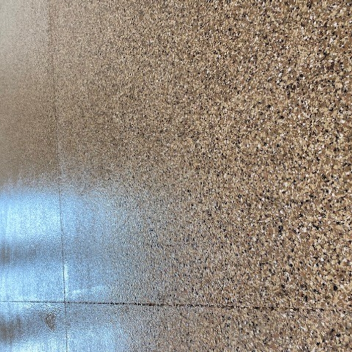 Vinyl flake finish
