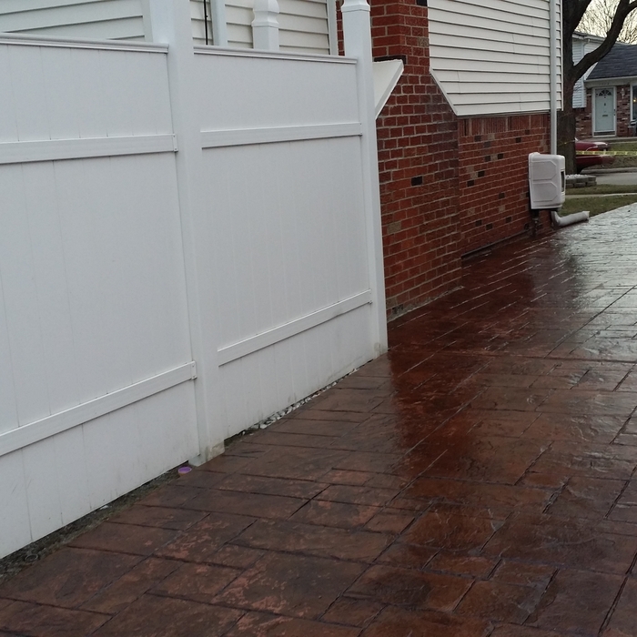 Stamped Color Driveway