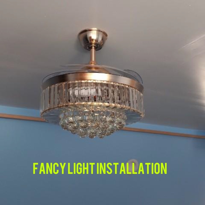 Ceiling fan Chandelier with Light