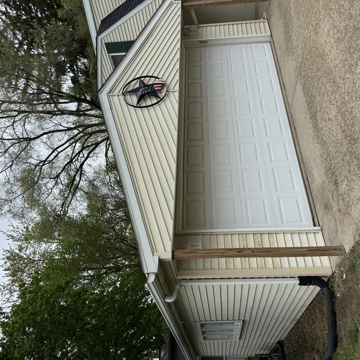 Siding reinstalled