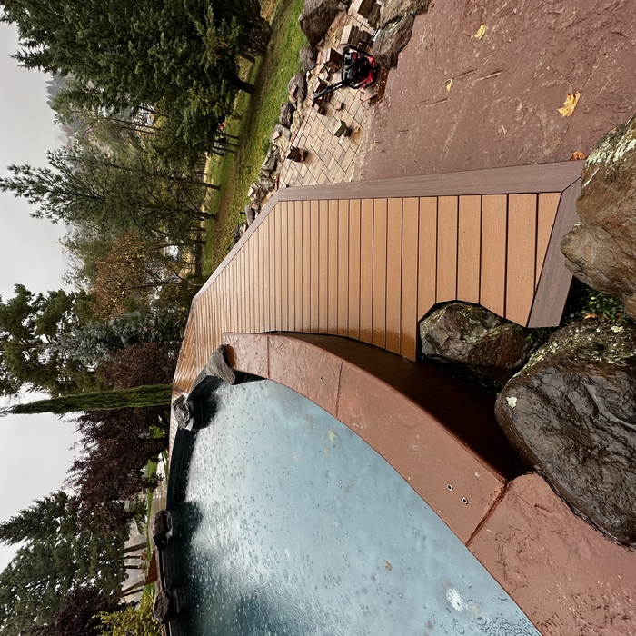 New deck prior to railing