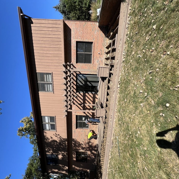 Concrete patio