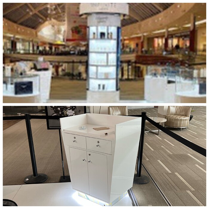 Perfume Stand in the Natick Mall