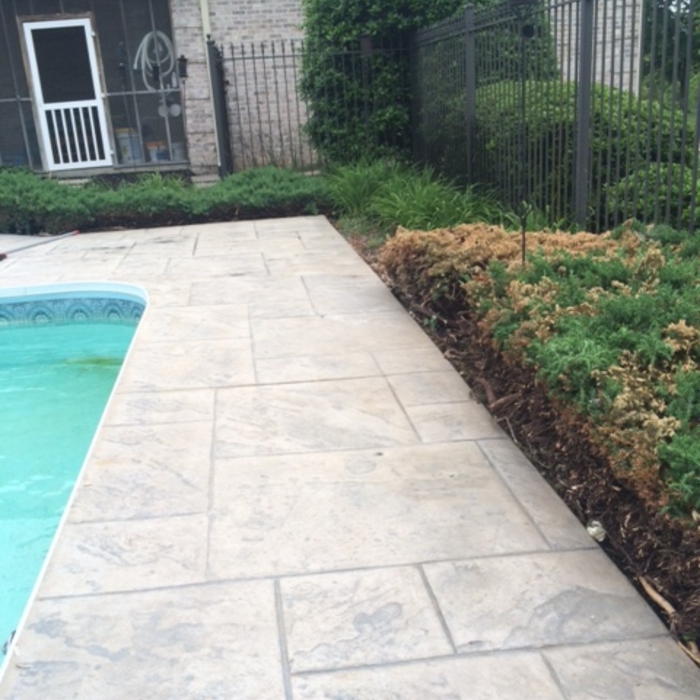 Sinking Section of Pool Deck Returned to Level