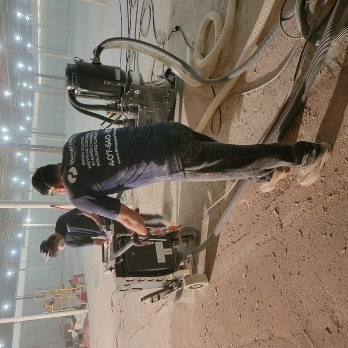 Retail Store - Floor prep work