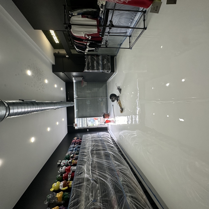 Two base coats of white epoxy