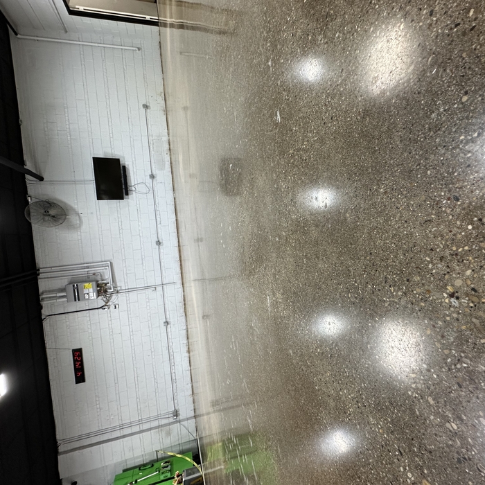 Full mechanical polished concrete
