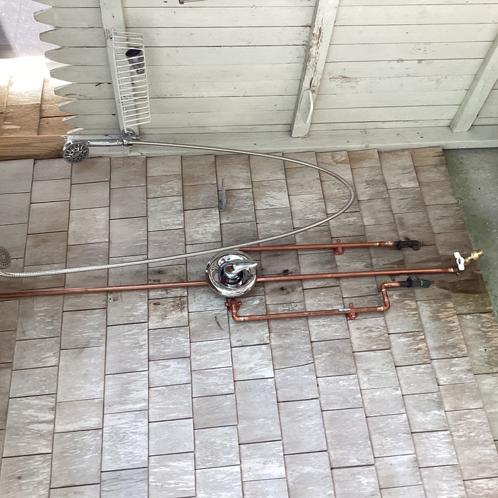 Outdoor shower
