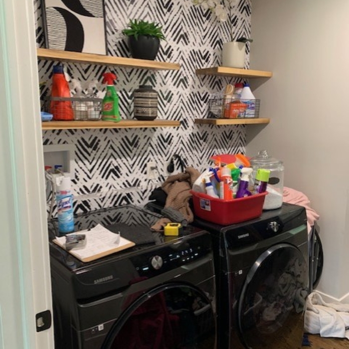 Laundry Room Before Organization