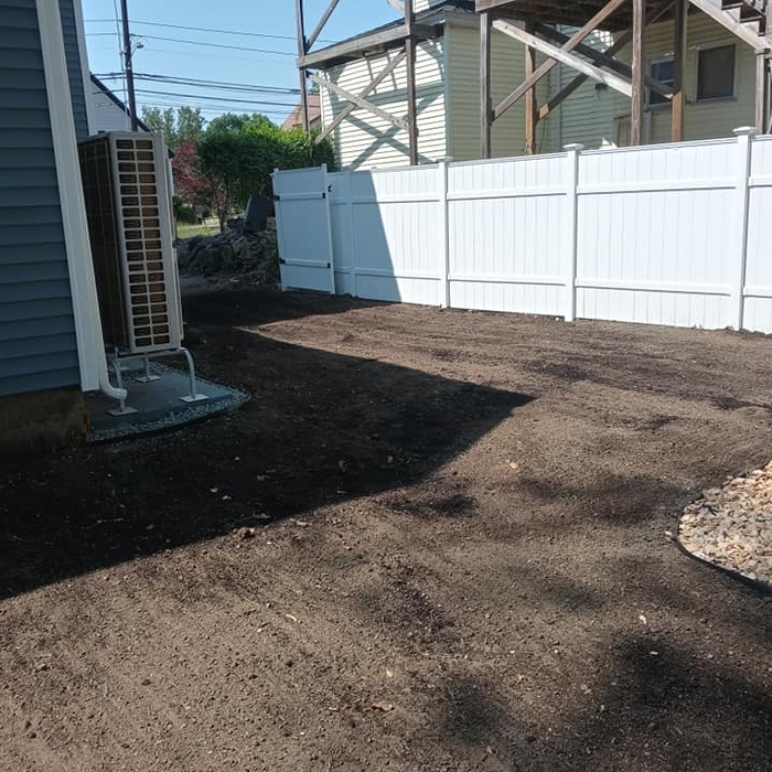 Graded and new loam