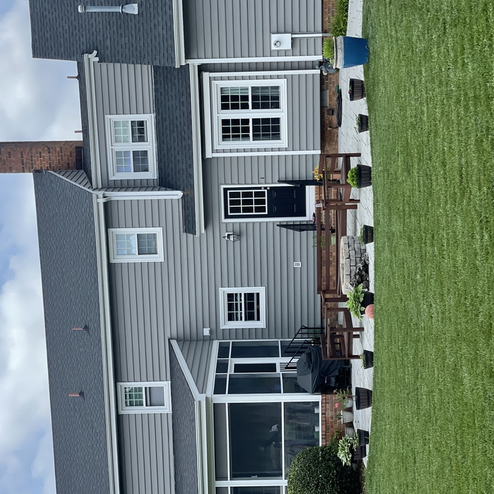 New siding and windows