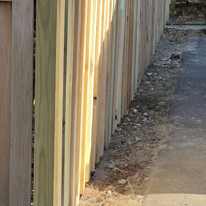 New Cedar Fence