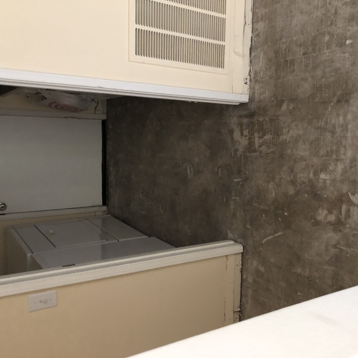 Laundry room and hallway