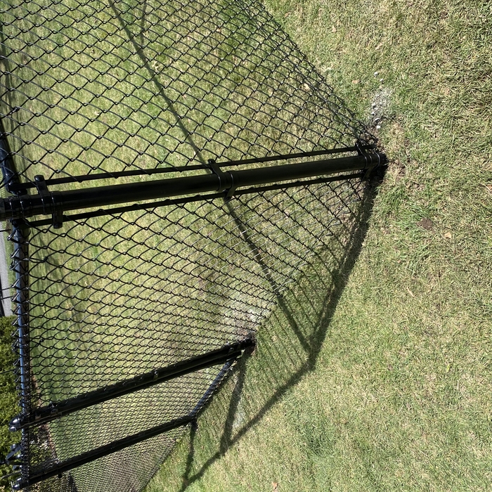4&#39; high black chain link
