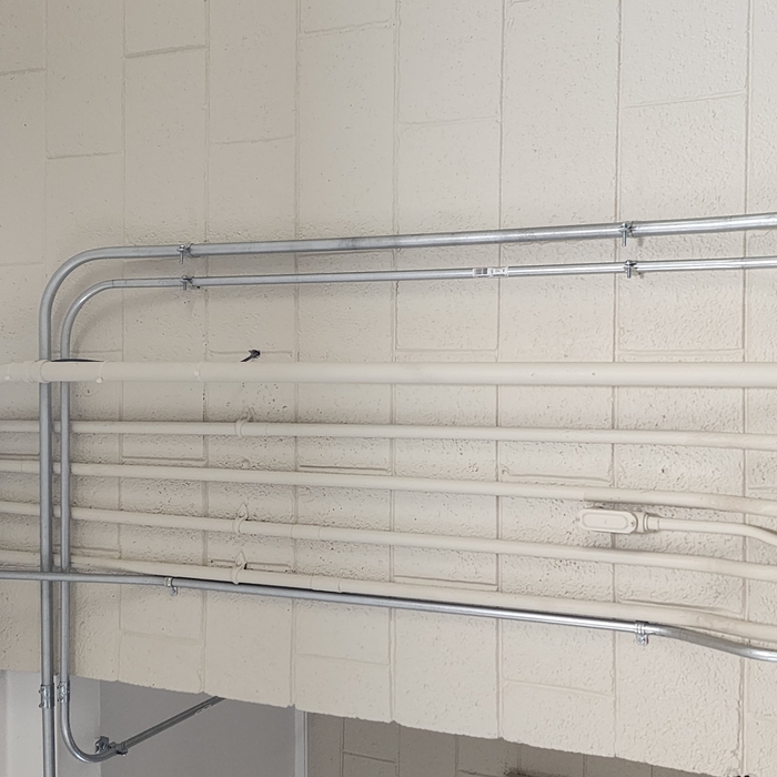 Tankless water heater, EMT conduit