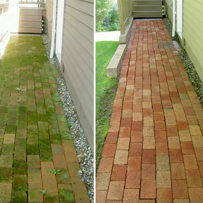 Pressure Washed Entryway