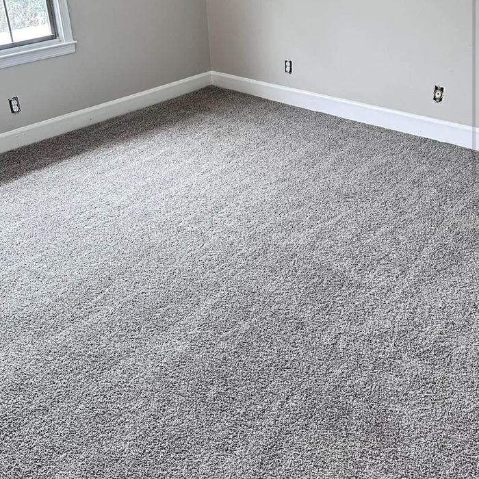 Grey Plush Carpet