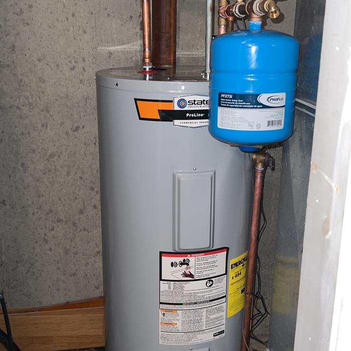 Electric Water Heater Install