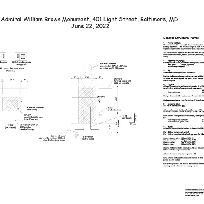 Structural drawings