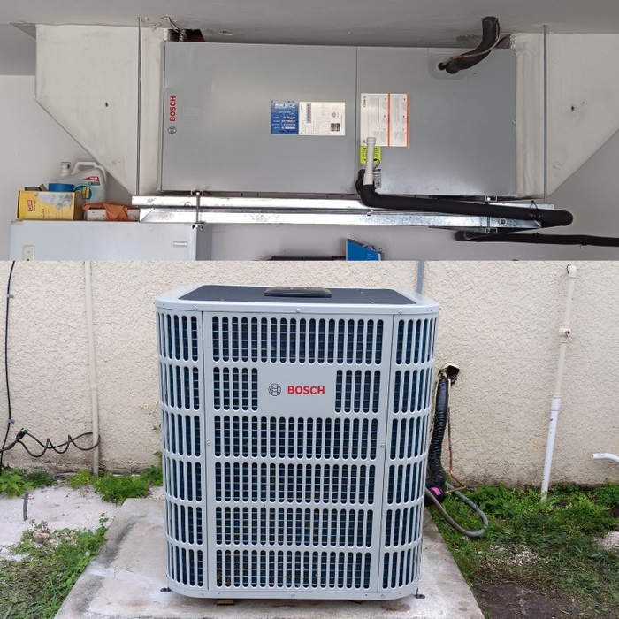 New Bosch Split System Installation