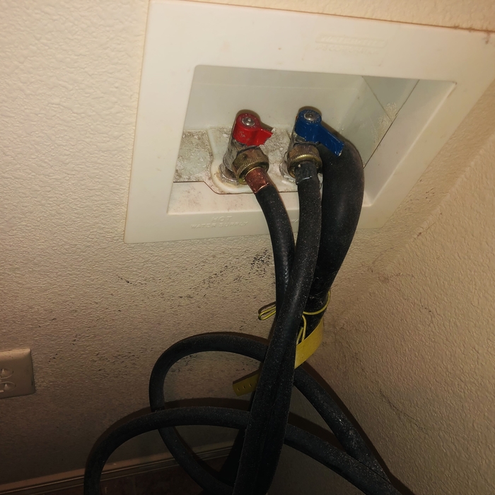 Washer Box shut off valve.