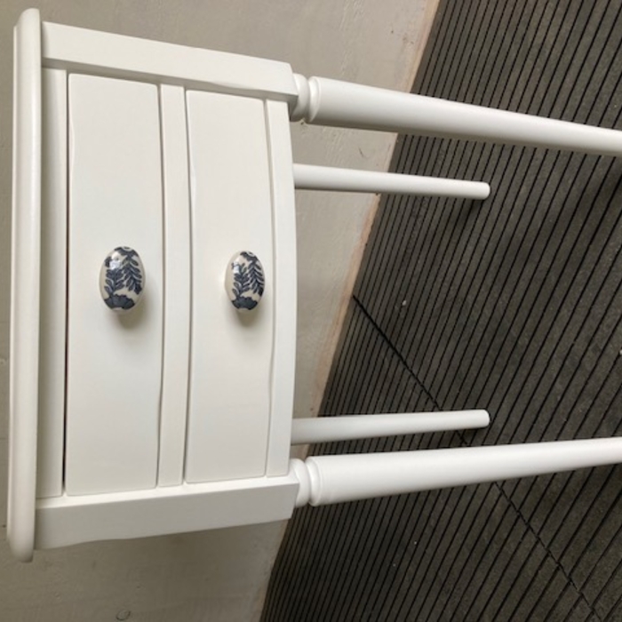 Pottery Barn Nightstand after Refinishing