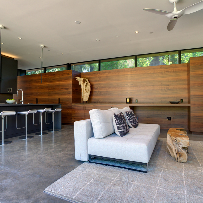 Custom Cabinets and Living Space