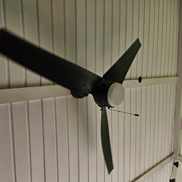Outside ceiling fan