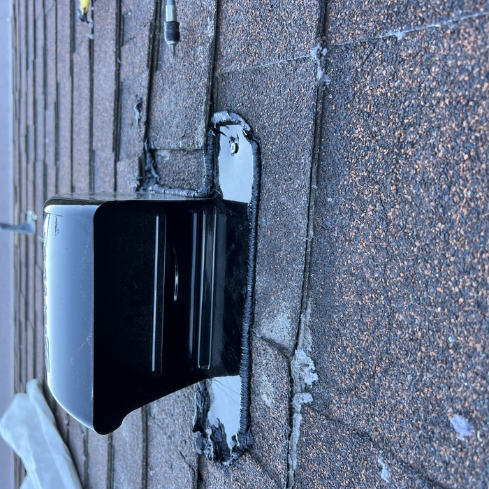 Before and After Clean Dryer Vent Rooftop Clean