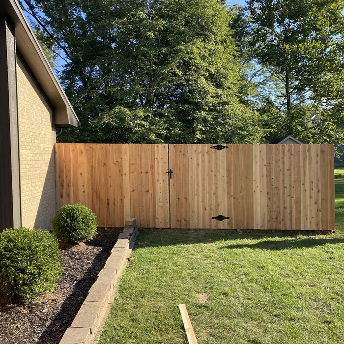 Wood privacy