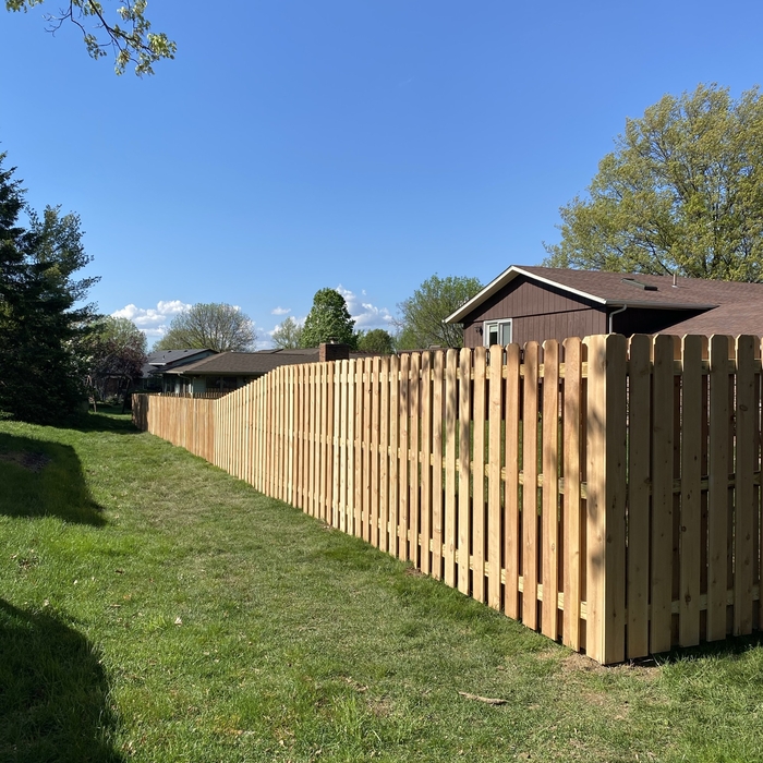 Wood privacy