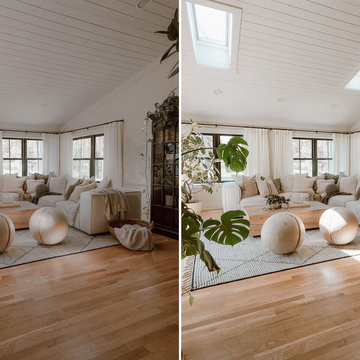 Living Room - Before and After