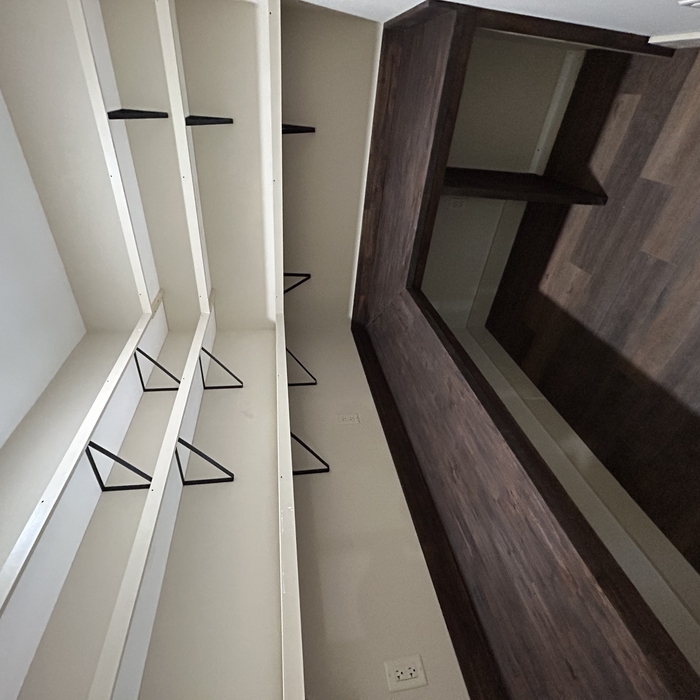 Custom Shelving And Countertop