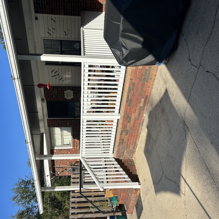 The back handrail